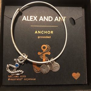 Alex and Ani Silver Anchor Bracelet